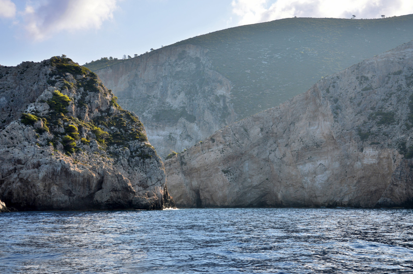 Approaching the beach from the sea