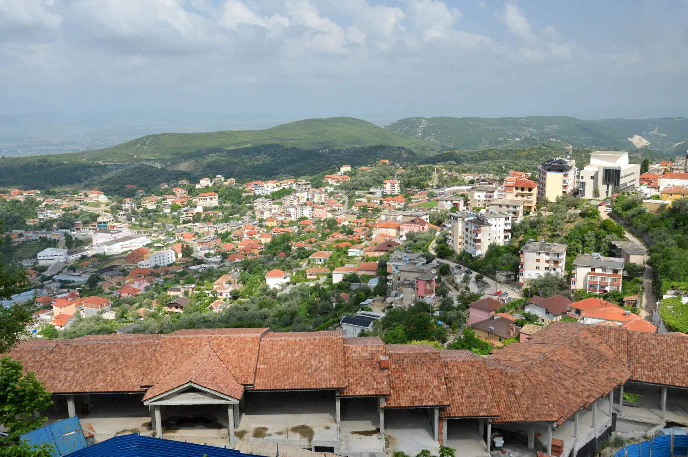 View over the valley from the castle
