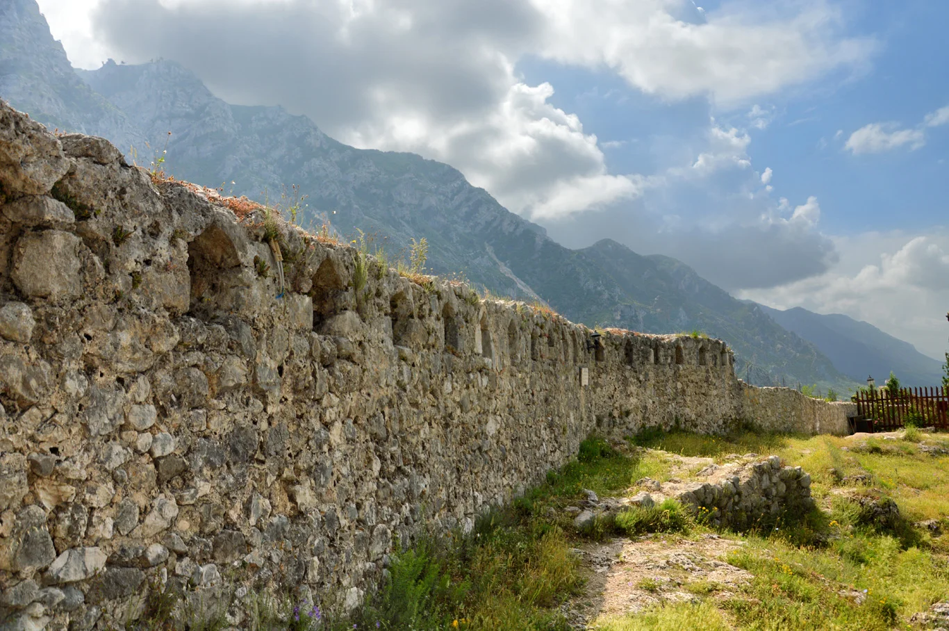 Medieval defensive walls