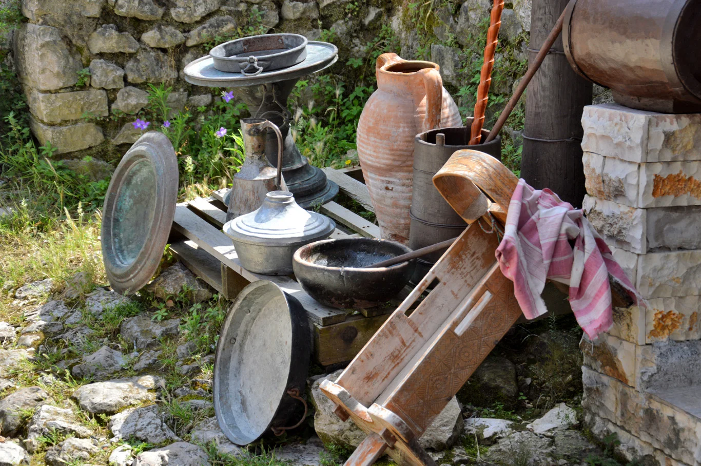 Antiques at the market