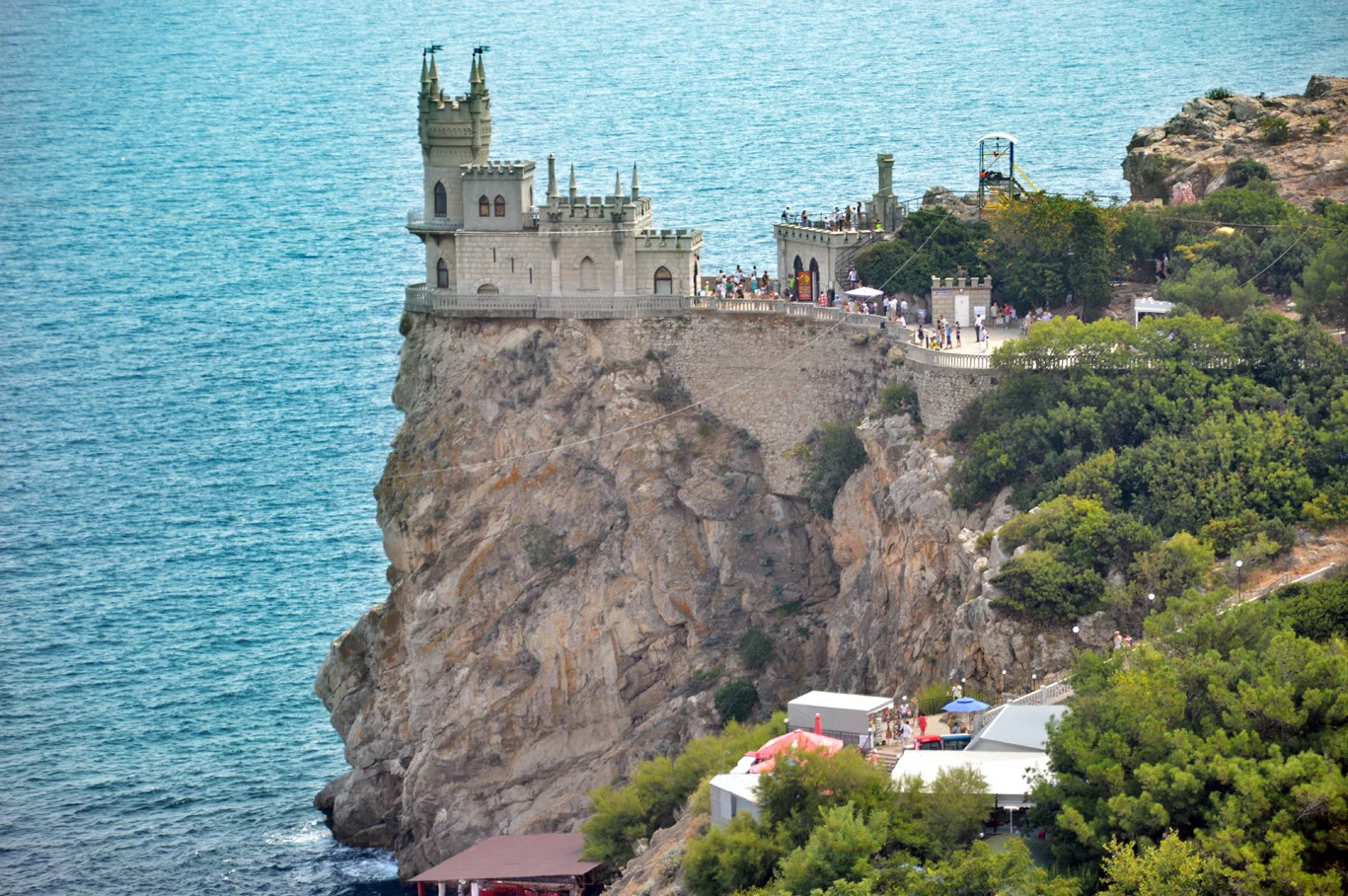 Yalta and The Fairytale Swallow's Nest Castle Crimea, Ukraine (Russia