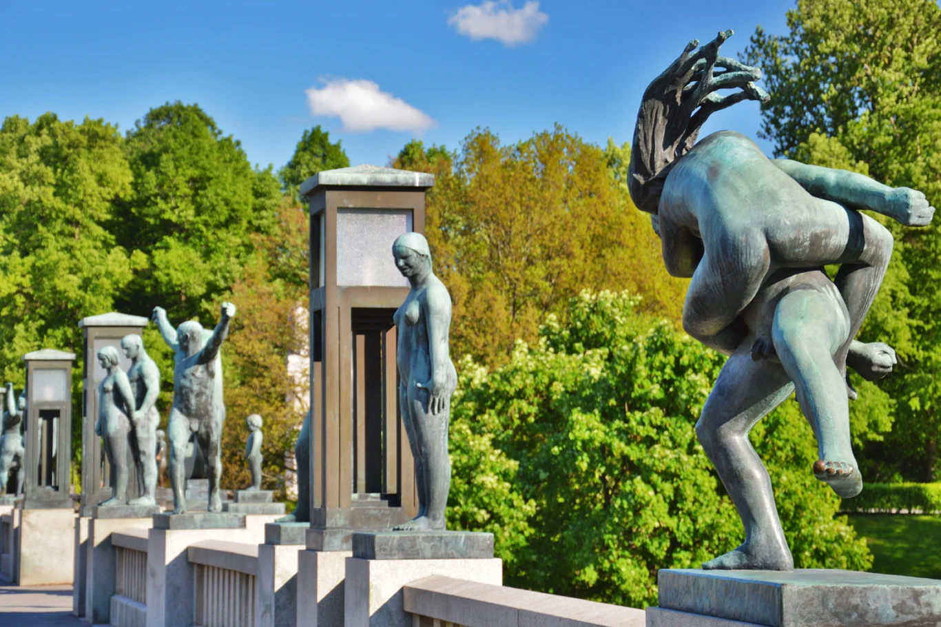 Vigeland Sculptures In Frogner Park Oslo Norway Europe s Most 
