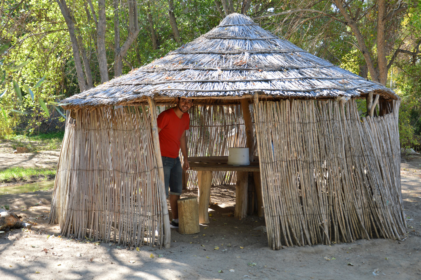 A local hut