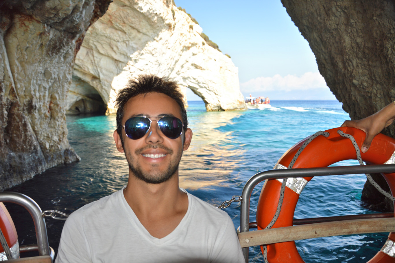 On the boat