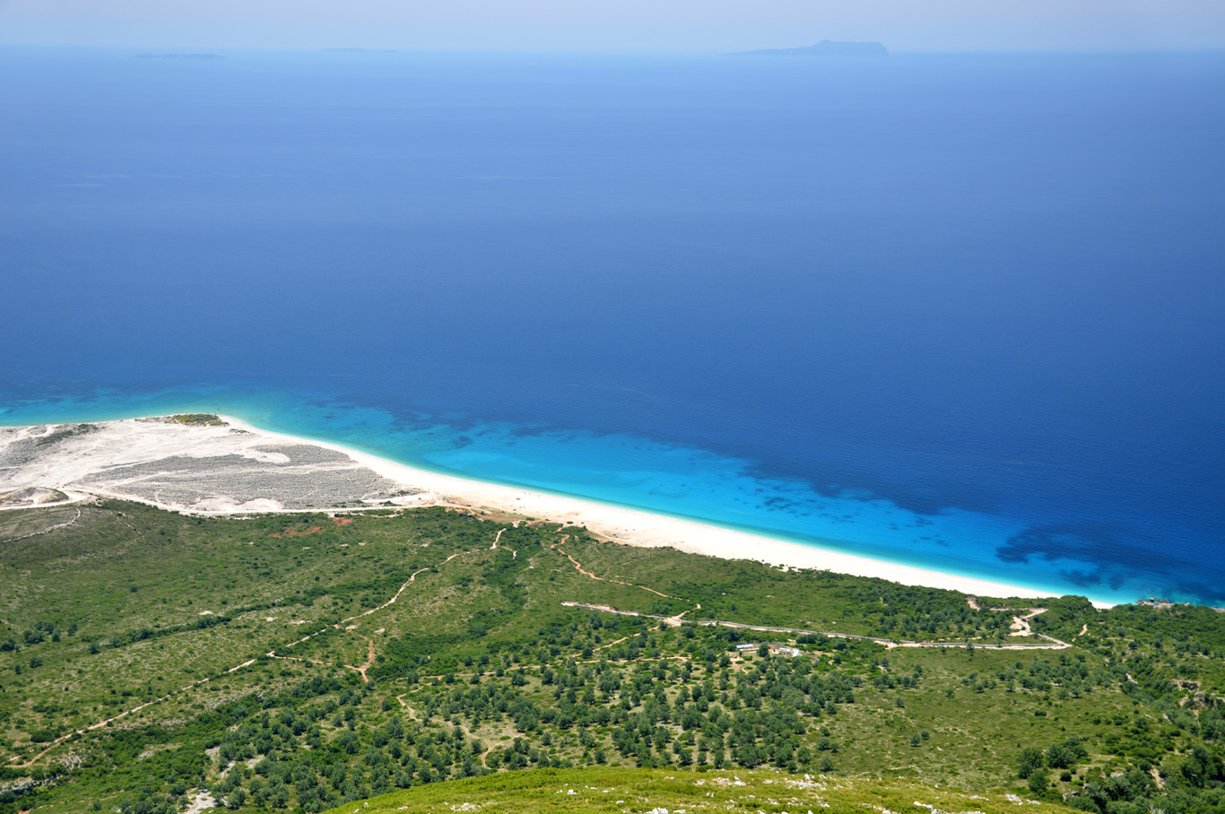 Drymades Beach seen from Llogara