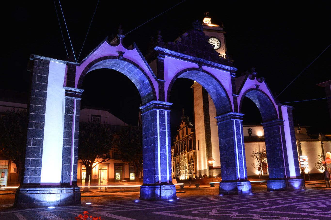 The City Gate at night