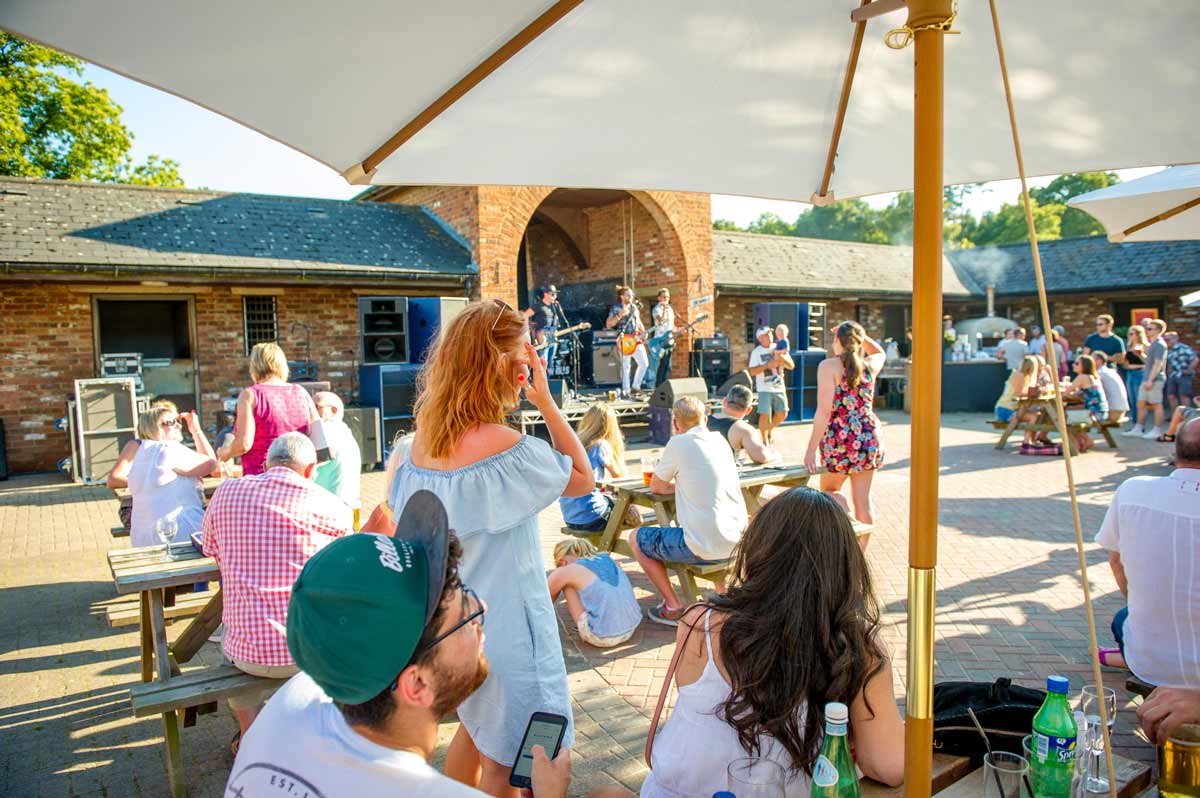 Copy of Sheltering from the sun in the Blackpit Courtyard