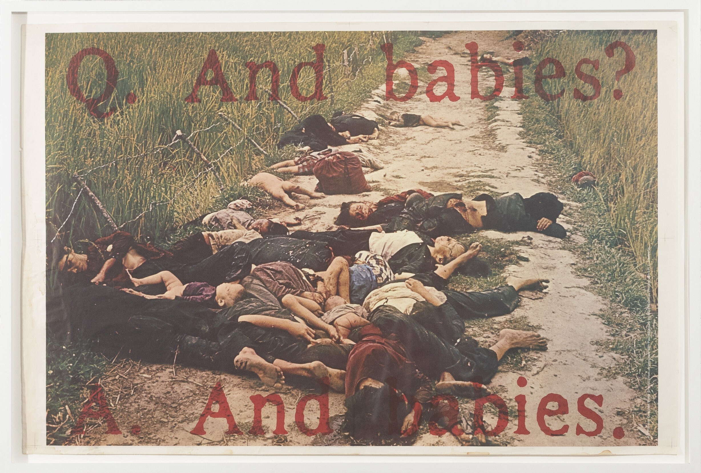 Art Workers Coalition, Q. And babies? A. And babies., 1970