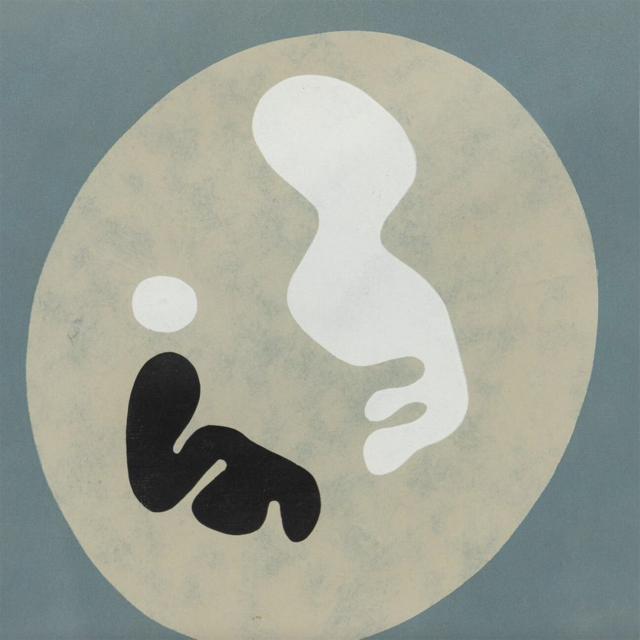  Jean (Hans) Arp, Untitled, 1966, woodblock print, 12" x 12" (plate) 26” x 26” (framed). From the portfolio Le Soleil recerclé (Around the Sun). 