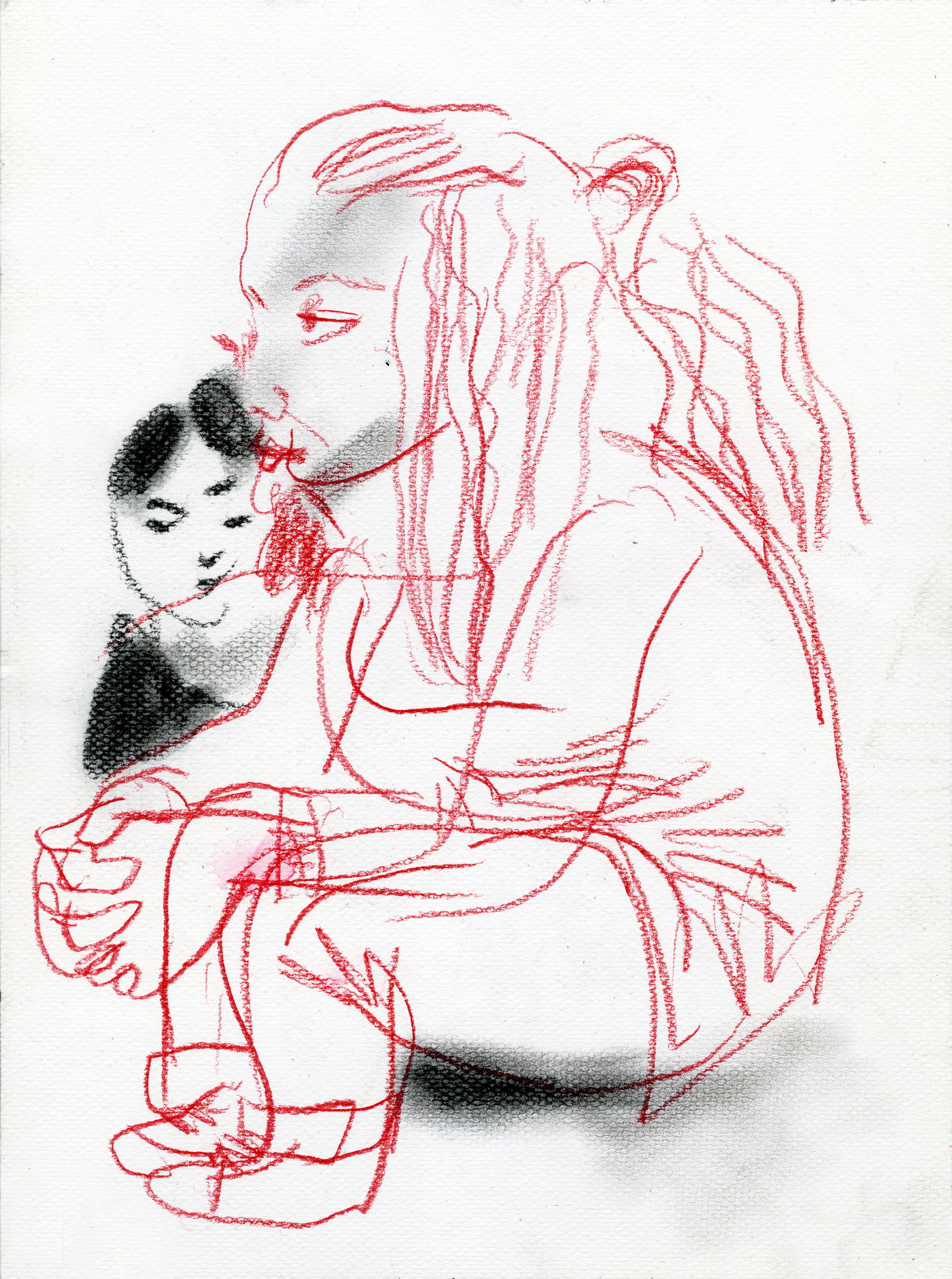 drawing_charchoal_Paris8_fille_dans_nez_2008.png
