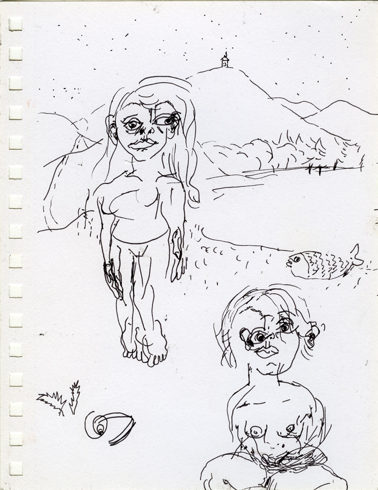 drawing_croquis_autoportrait_poissons_2008.png