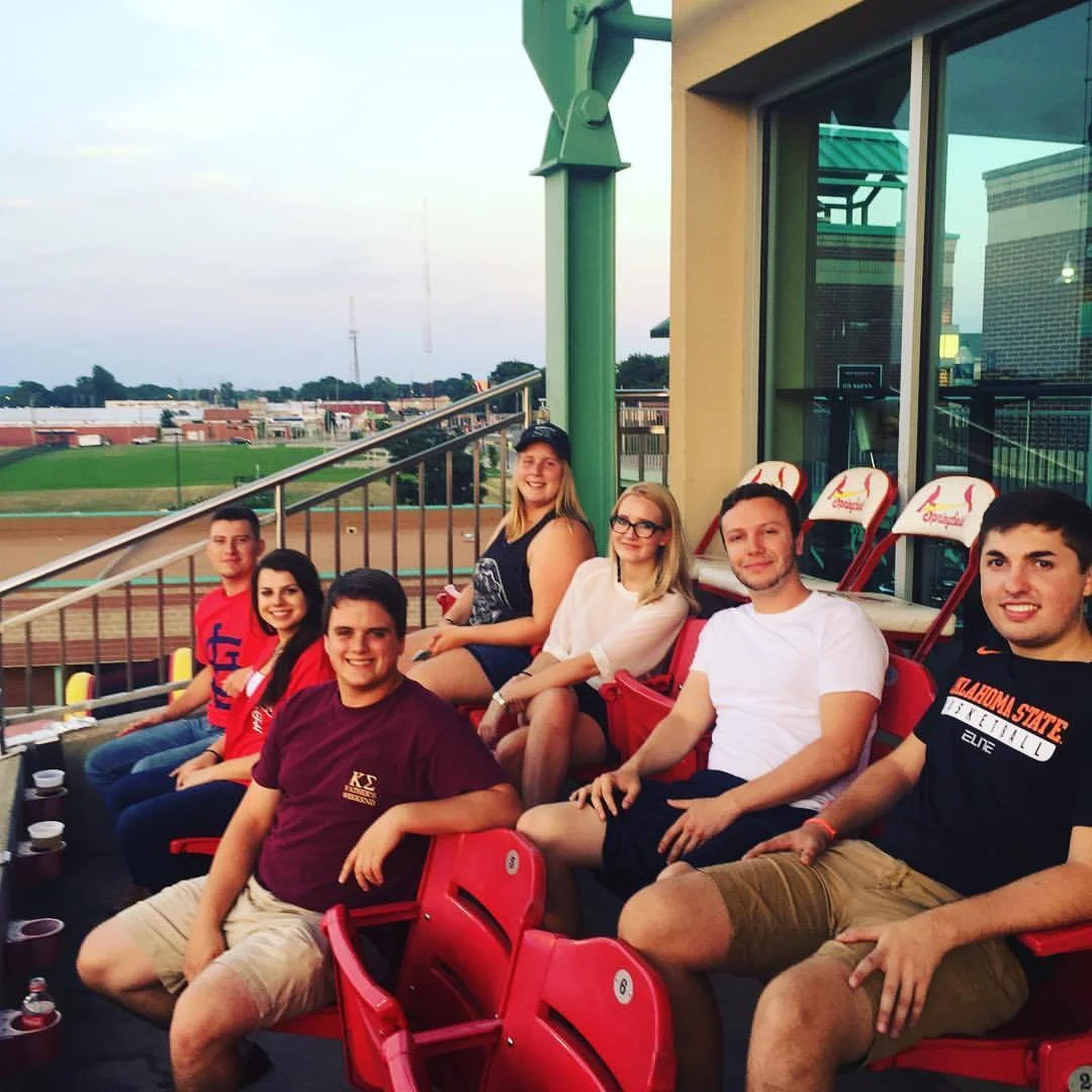 SRC interns enjoyed a night of networking and socializing at the Springfield Cardinals baseball game.