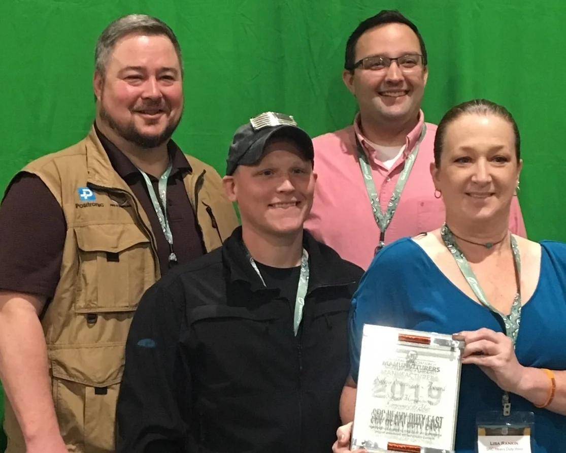 From left to right: Jim Cody, EHS Manager; Terry Osborne, Production; Aaron Doucette, Safety Coordinator; and Lisa Rankin, Production