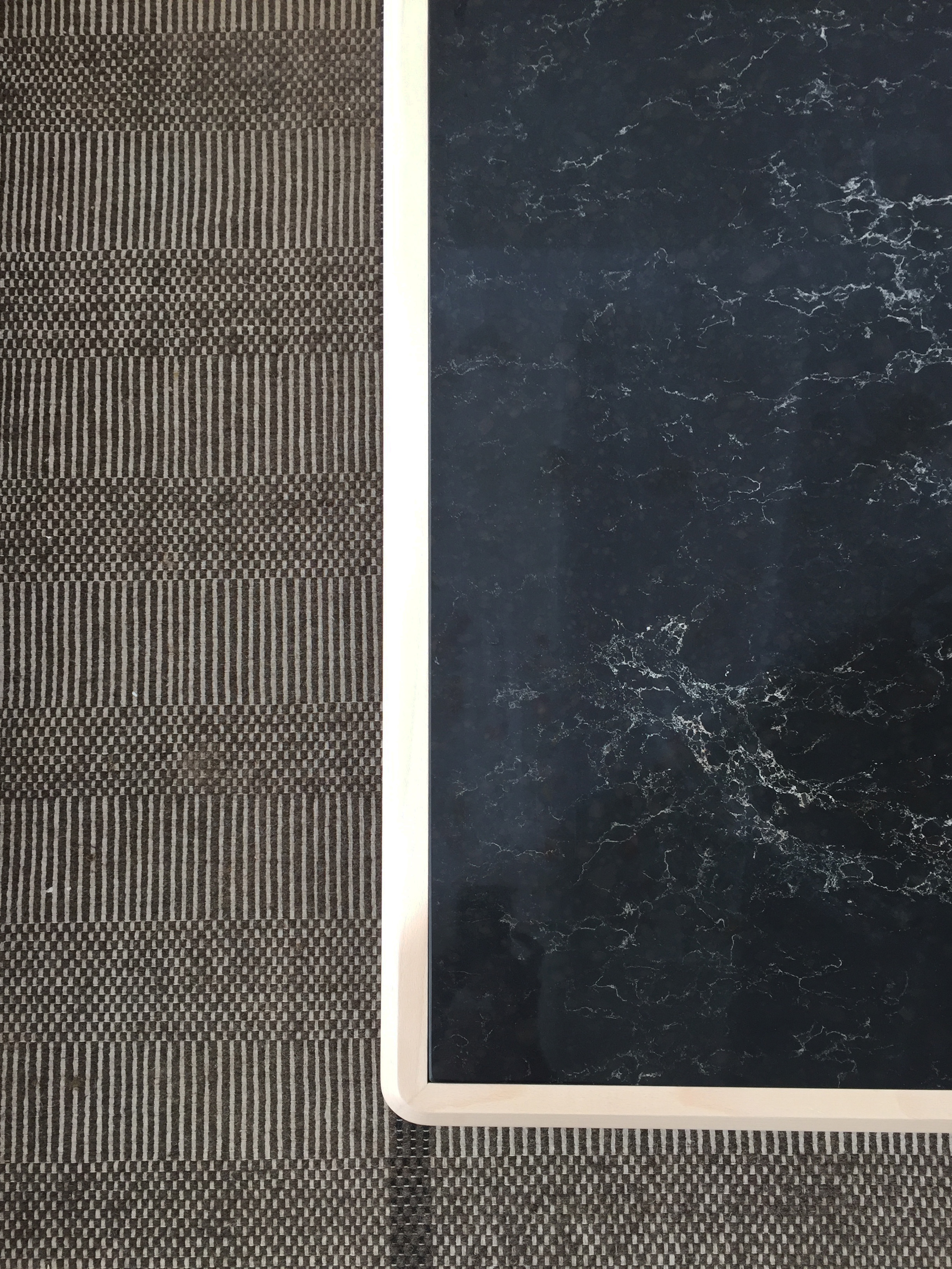 Carpet and coffee table close-up by local designers : FONK