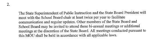 Petersburg City Public Schools MOU language regarding bi-annual meetings. 