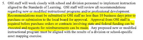 Richmond City Public Schools MOU language regarding instructional programs and professional development. 
