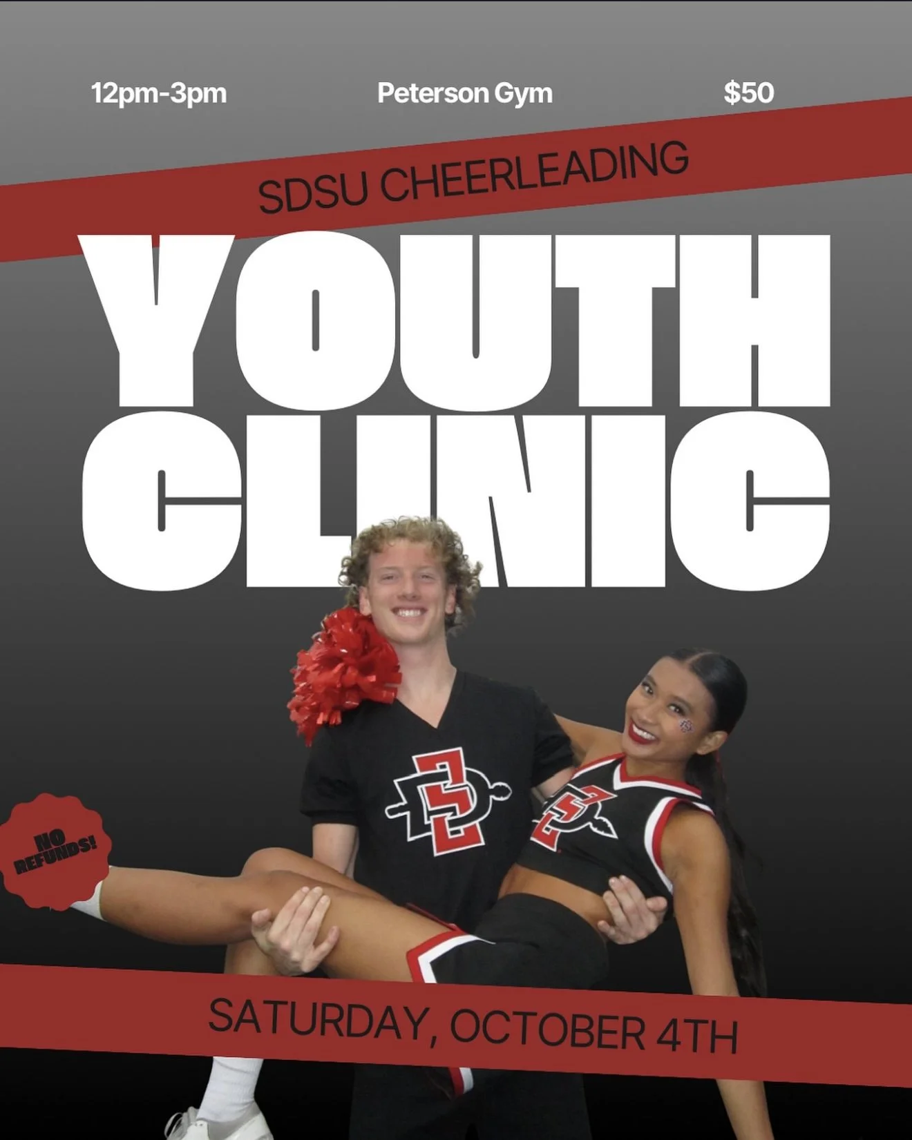 SDSU Cheerleading Youth Clinic