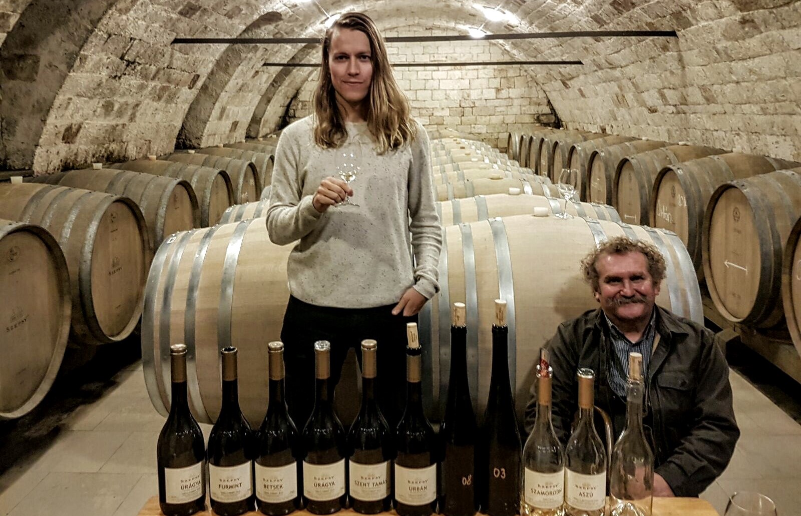  Szepsy cellar and a crazy Furmint line up...