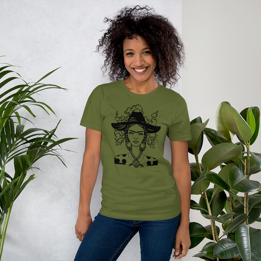 unisex-staple-t-shirt-olive-front-642516a92bfcc.png