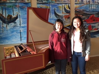 Chloe and Lilia are all smiles after the Chopin NW!