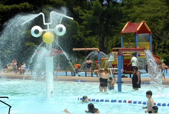 The County's Saxon Woods pool is located off the Hutchinson Parkway in White Plains, 5 miles from Edgemont.