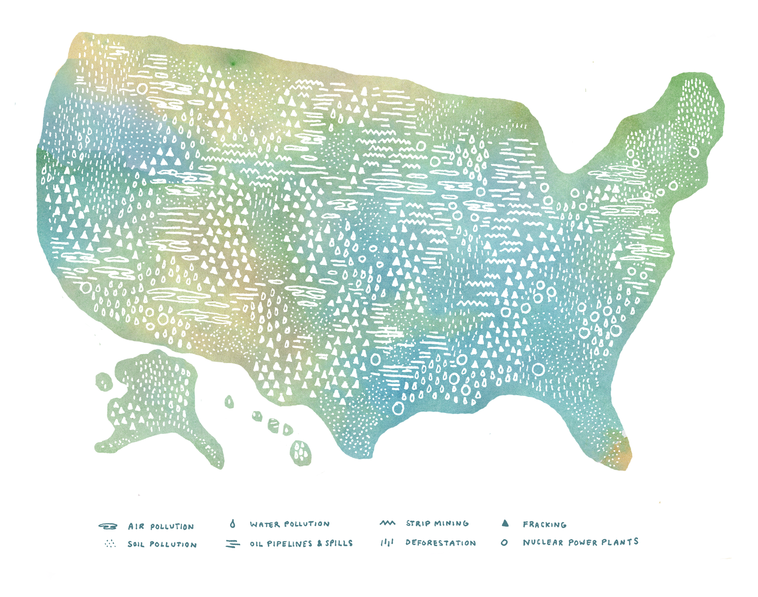 I have worked with the organization Creative Action Network since 2014 on a range of projects and initiatives to protect the environment. These projects have been collaborations with some awesome people and companies such as Patagonia, The Canary Project, Global Zero, and Earthjustice. Below are some of the designs from these projects.