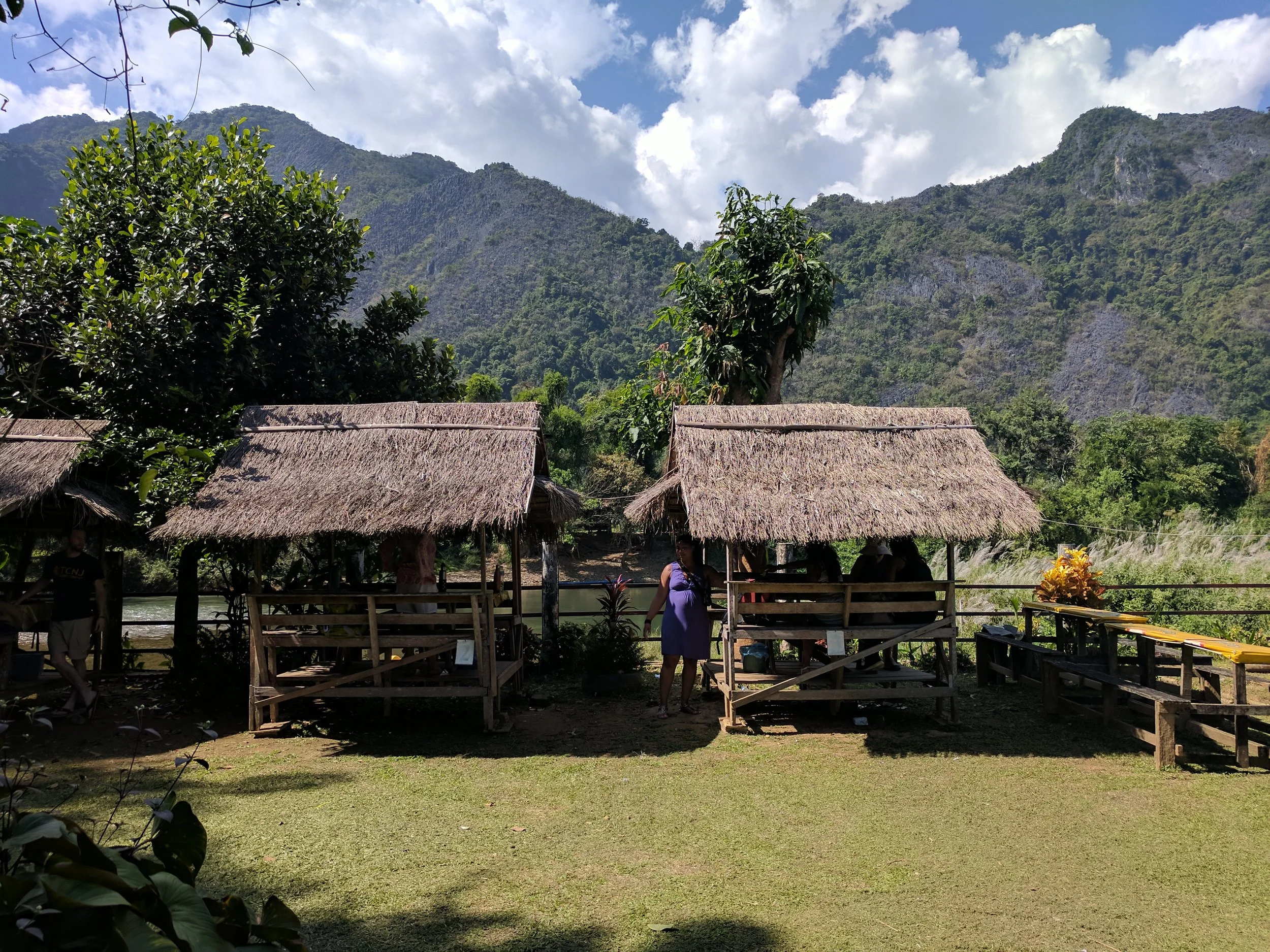 Riverside lunch at a local organic farm!
