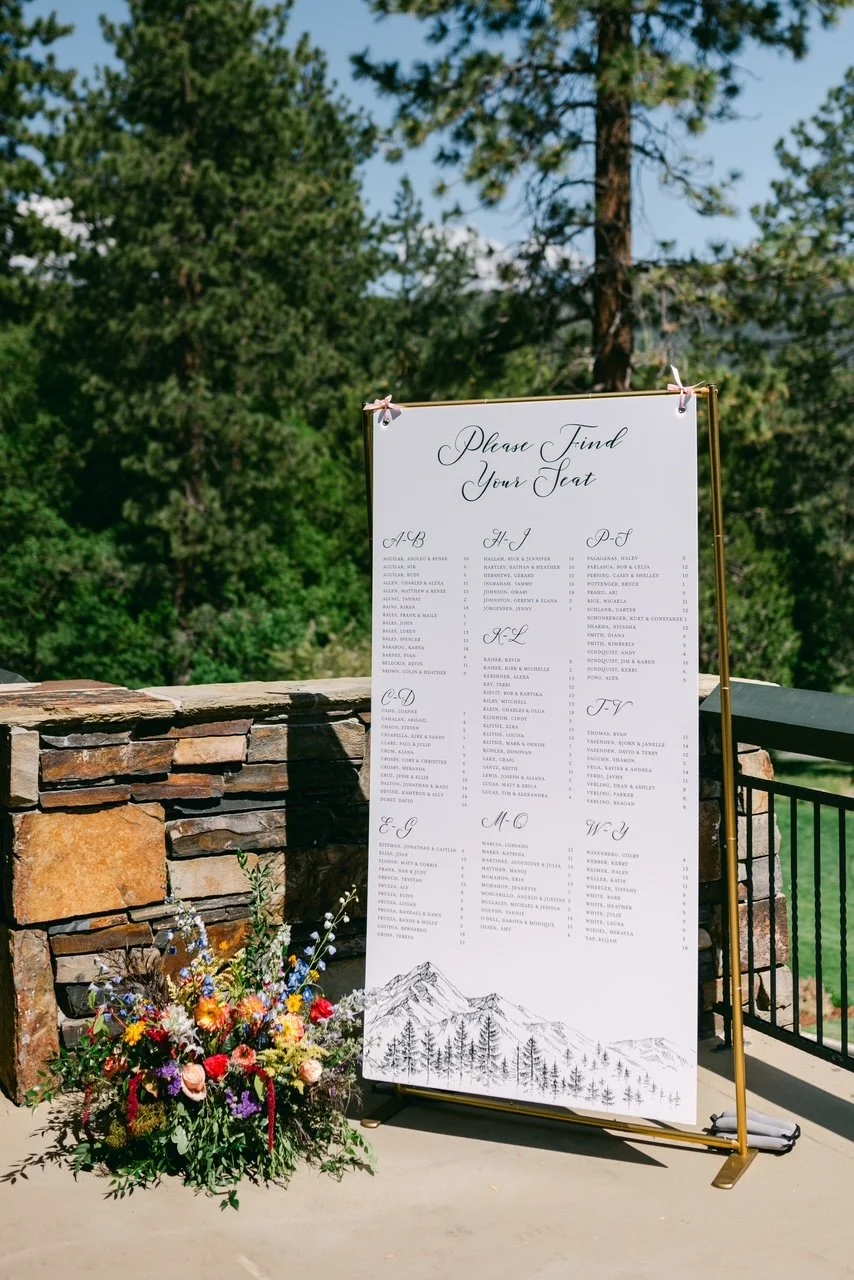 Mountain Seating Chart