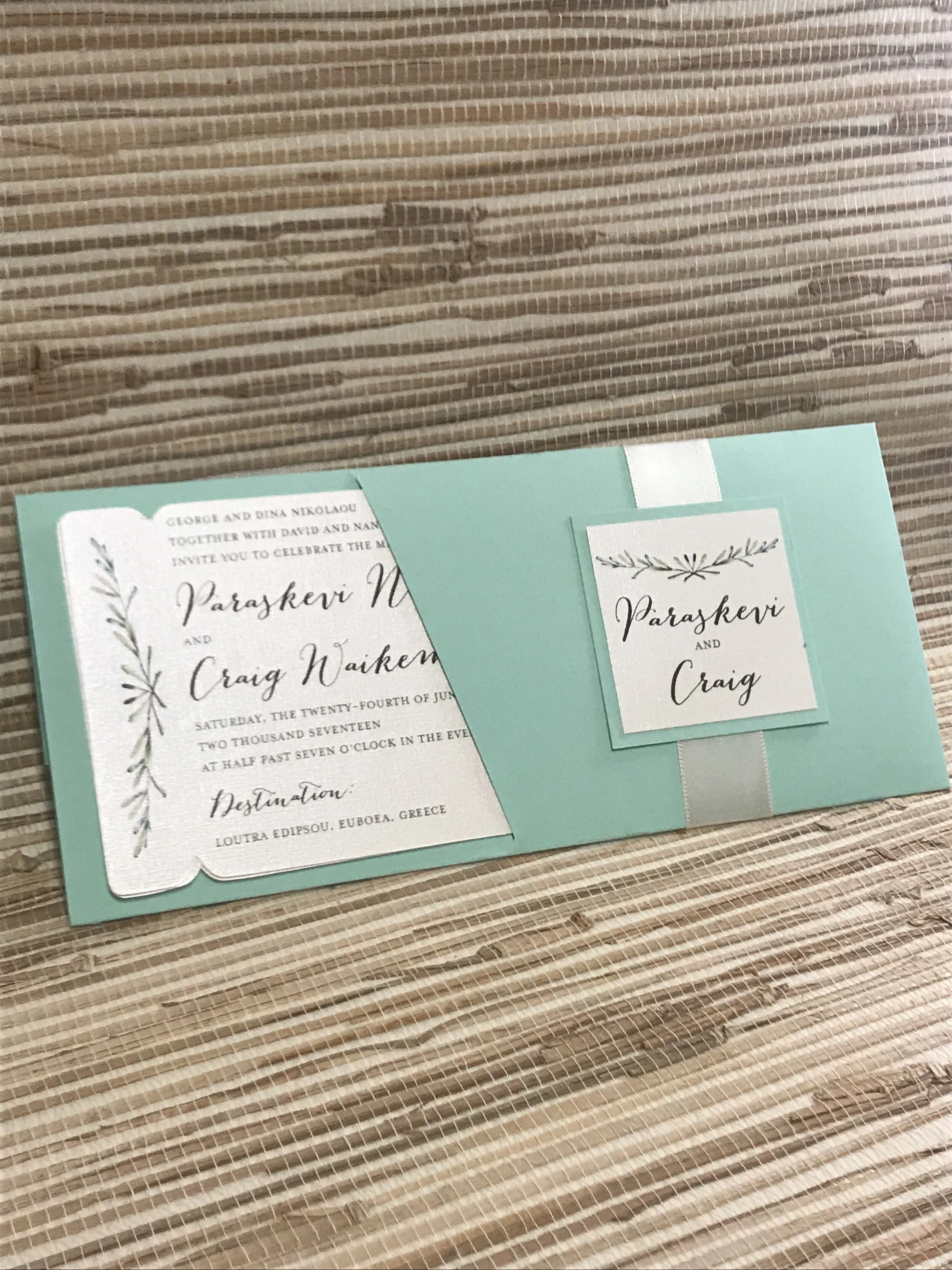 Greek Olive Branch Boarding Pass