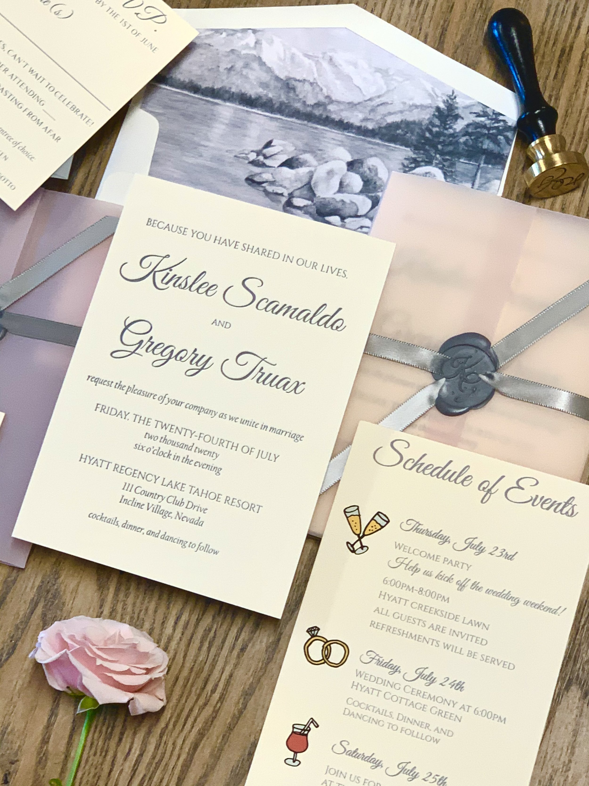 Lake Tahoe Letterpress Suite 