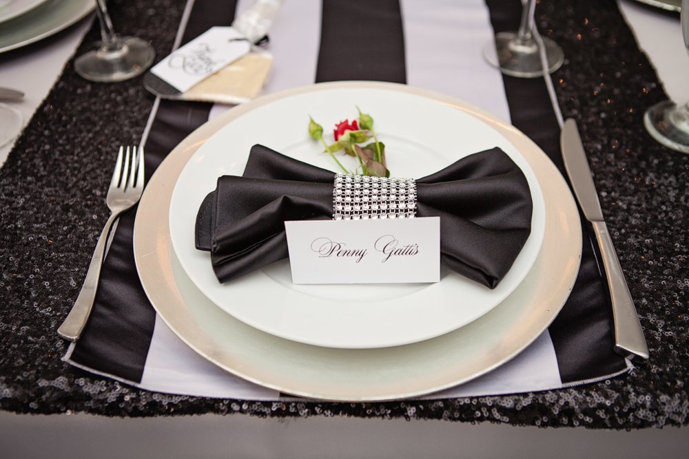Black Tie Place Cards