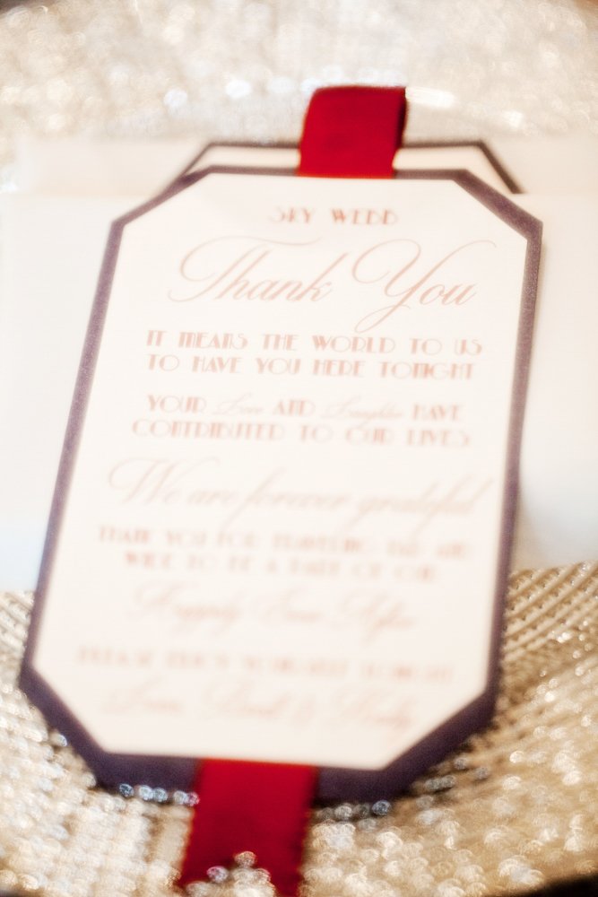 Ribbon Thank You Cards