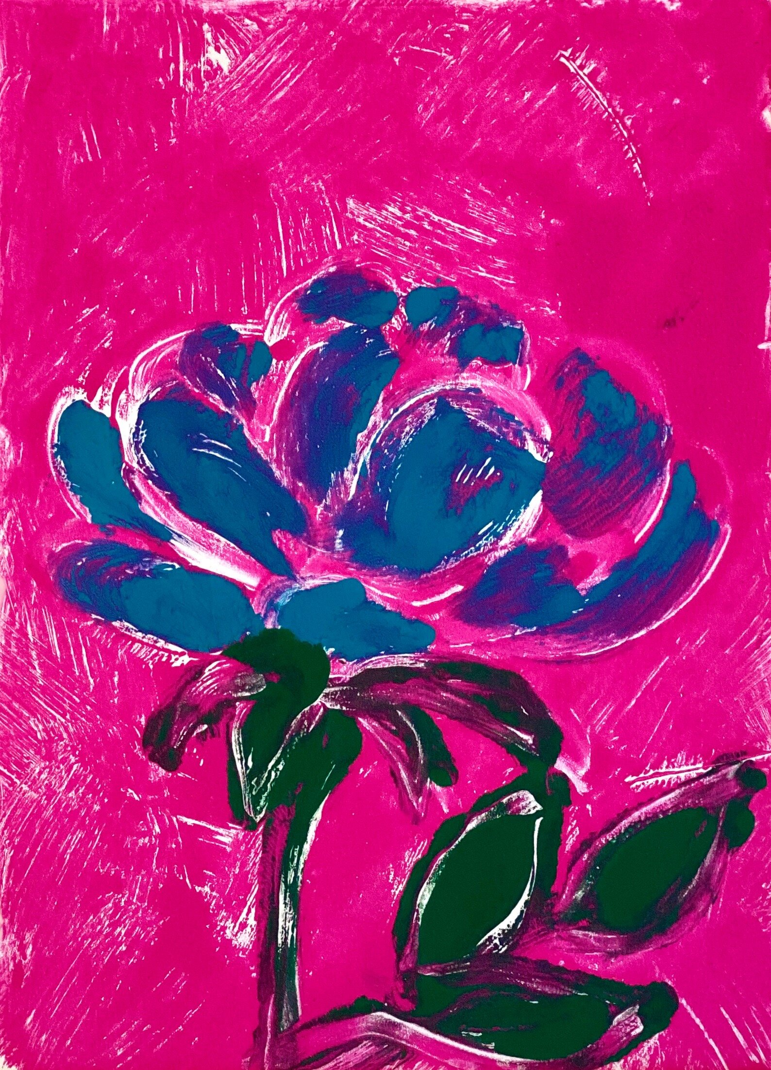 Flower Monoprint II