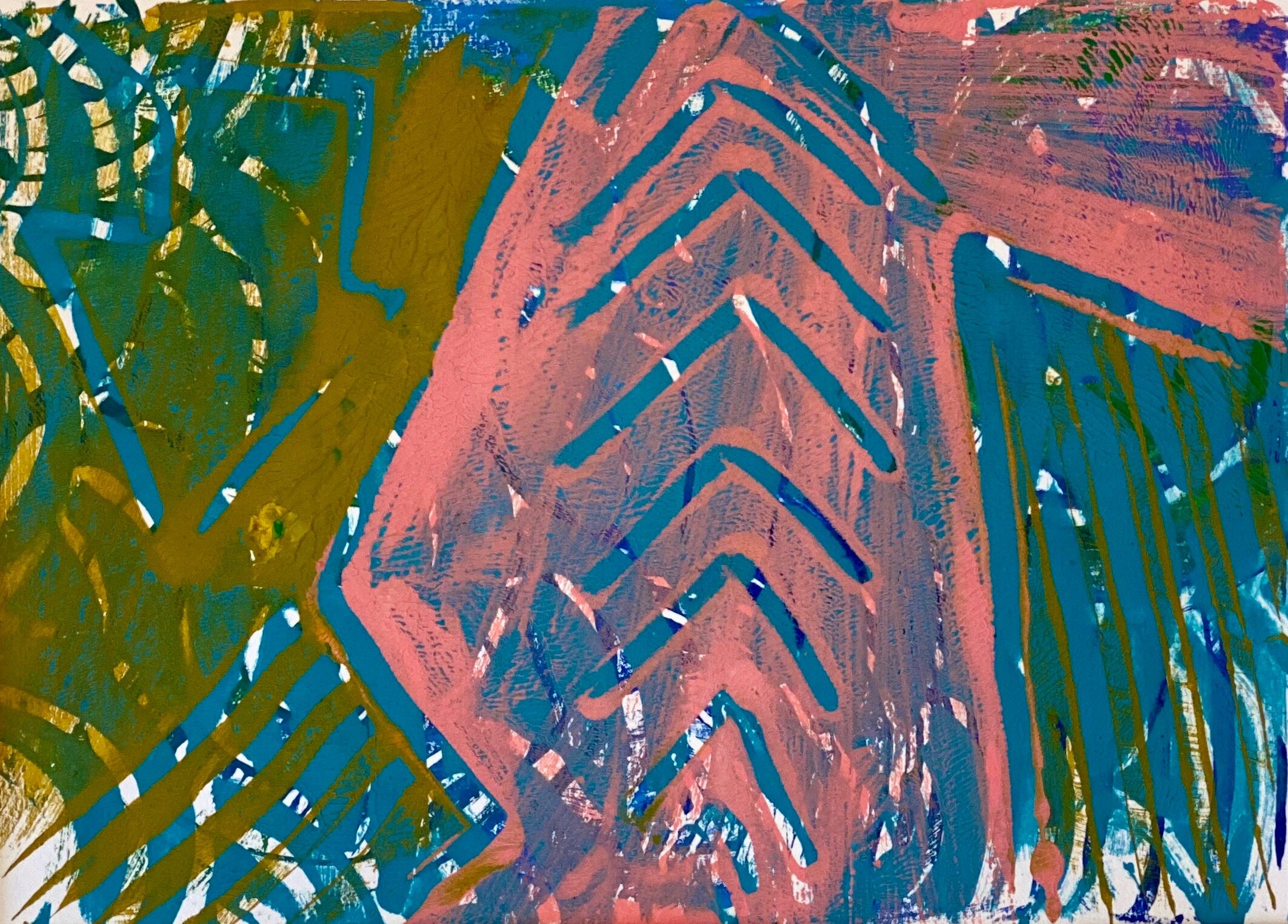 Pattern Monoprint II