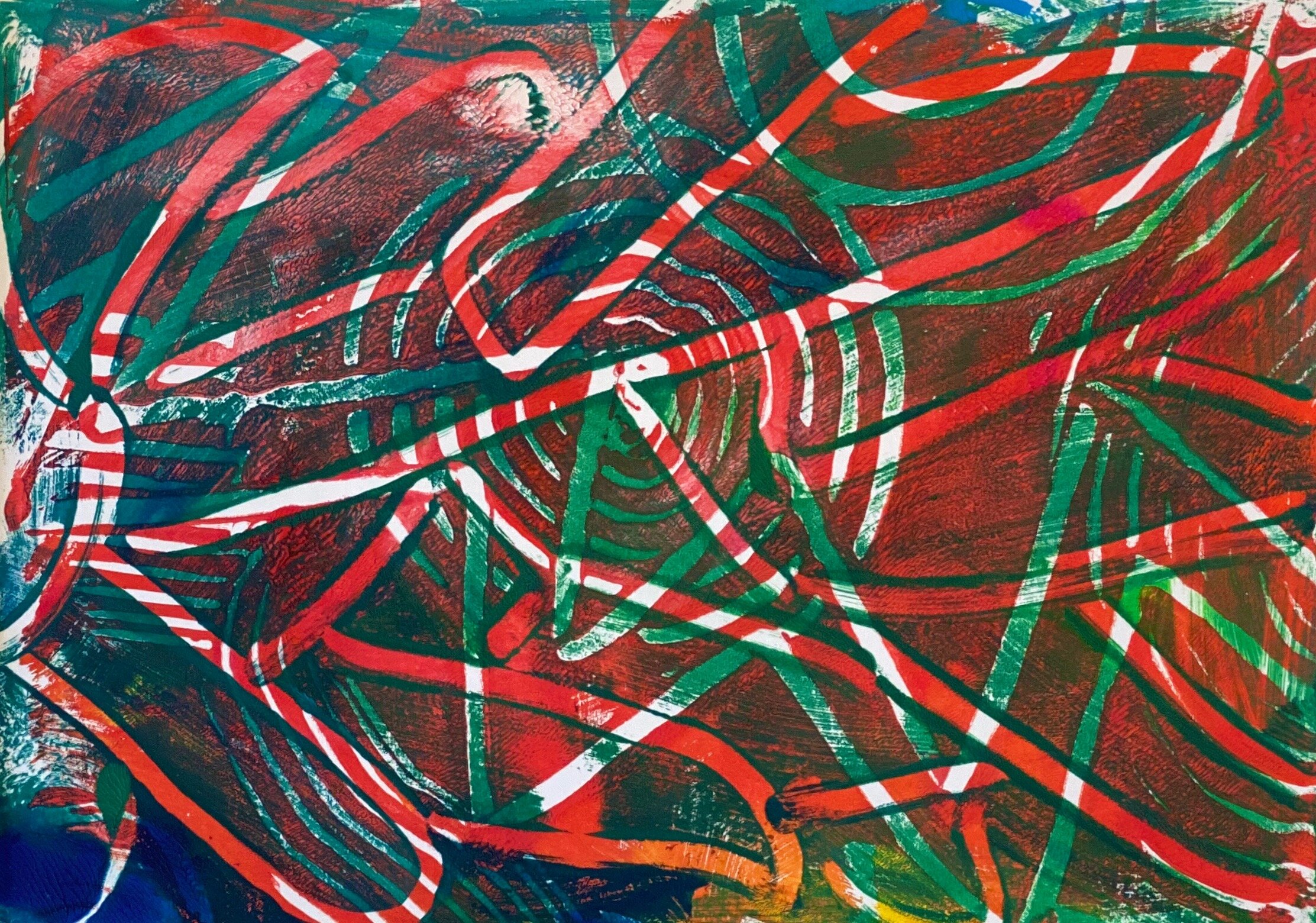 Pattern Monoprint IV