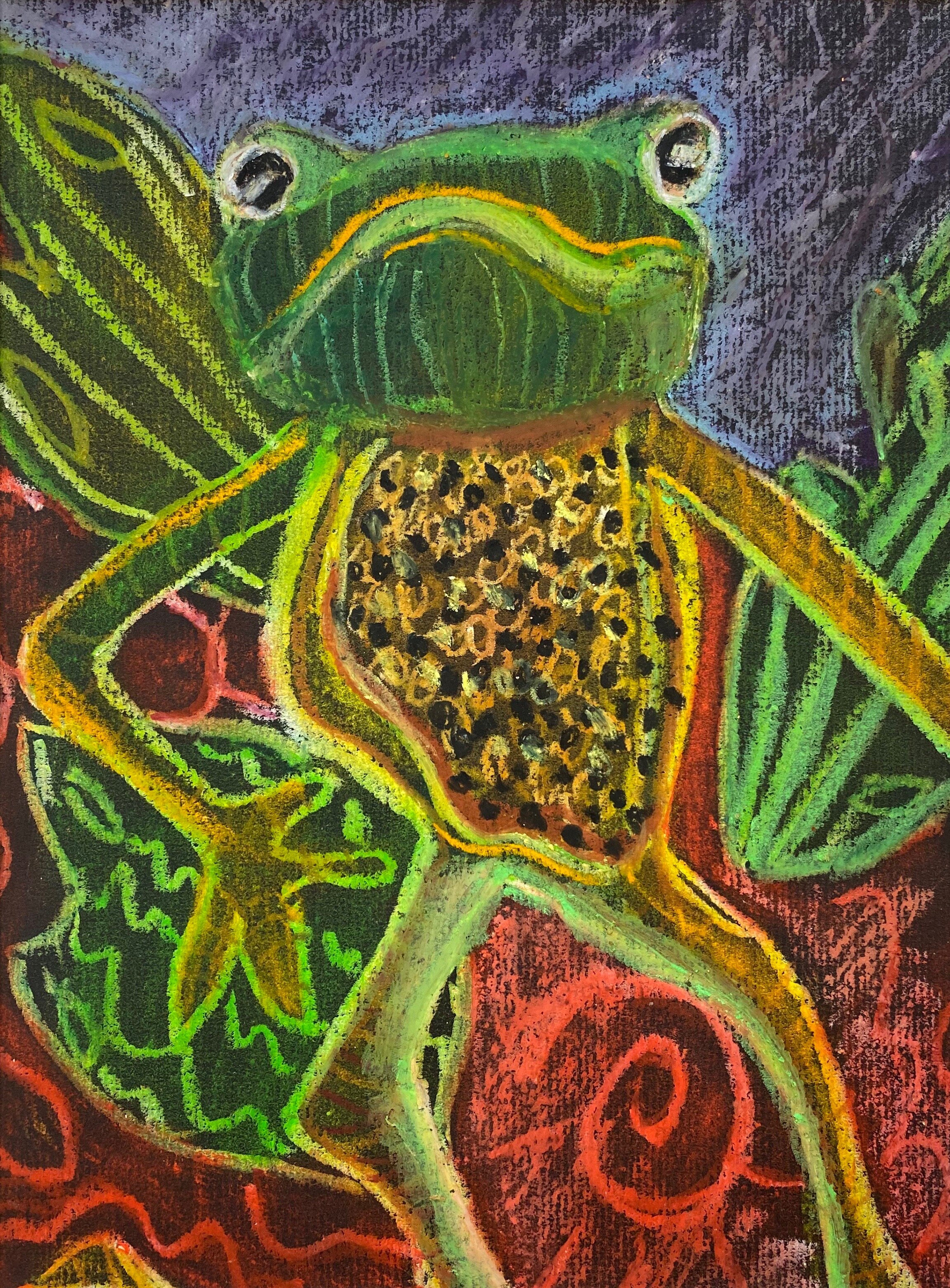 Frog in Pastels