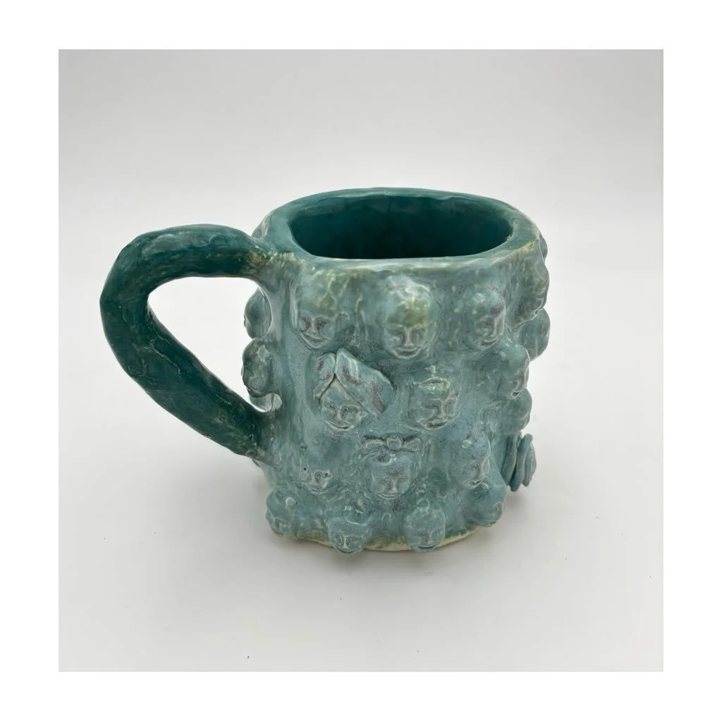 A couple teen Ceramics projects fresh out of the kiln!😍