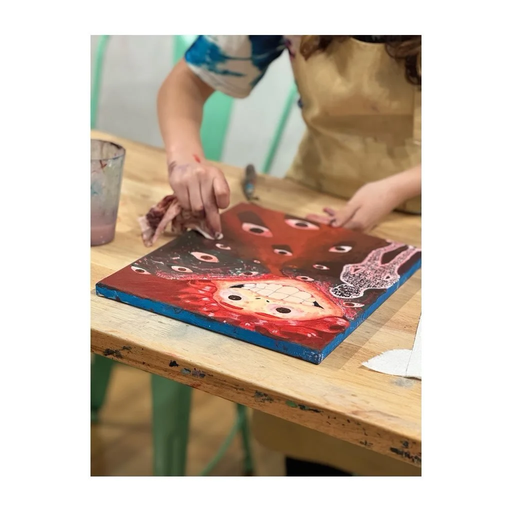 What&rsquo;s your teen doing on a Friday night? These cool kids are hanging with us, decompressing from the week, and letting their imaginations connect hand to paper. I&rsquo;m here for it!