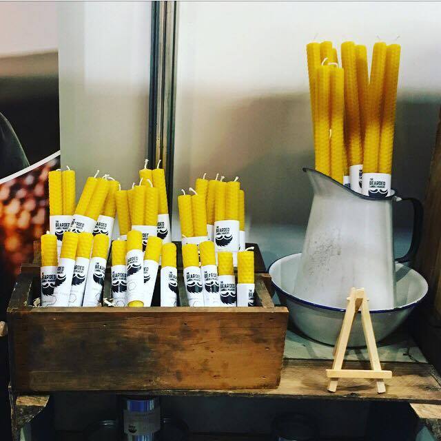 The Bearded Candle Makers . I'm a big fan of their candles already but these golden yellow hand rolled beeswax candles are not only a gorgeous colour but have the ability to purify the air too.