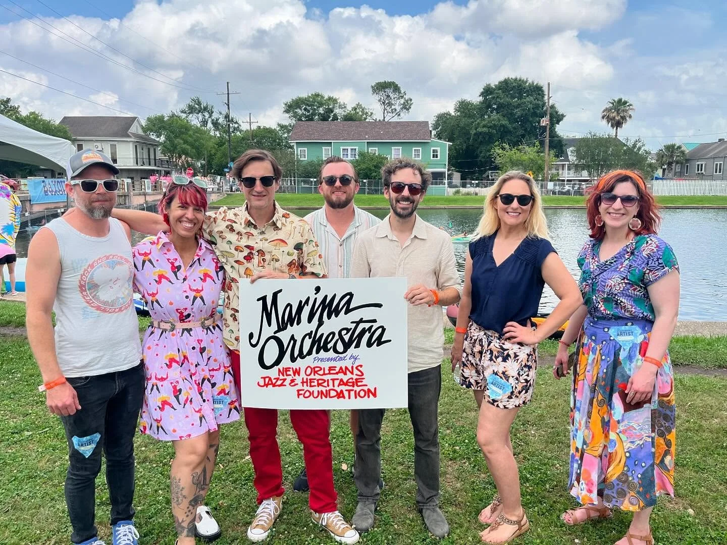 Thank you @thebayouboogaloo! We had a blast seeing all of your faces and boats! 🤪 #bayouboogaloo #marinaorchestra #neworleans