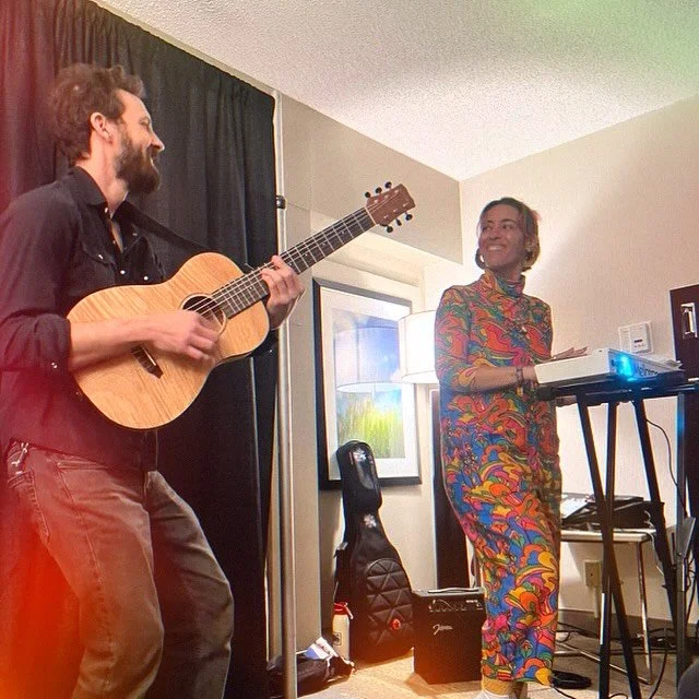 I had an amazing time meeting all of you at @folk_alliance this year. So fun! I have so many new bands to adore. Here is a photo of our first showcase! #folkalliance #kansascity #marinaorchestra #beachrock