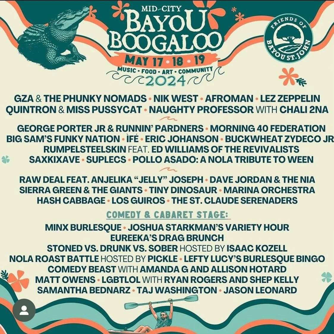 Much excitement @thebayouboogaloo #marinaorchestra #bayouboogaloo #beachrock