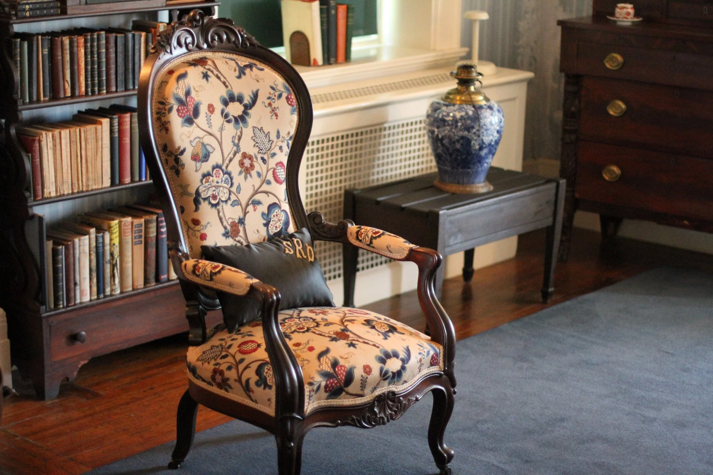 From Sara Roosevelt's bedroom.