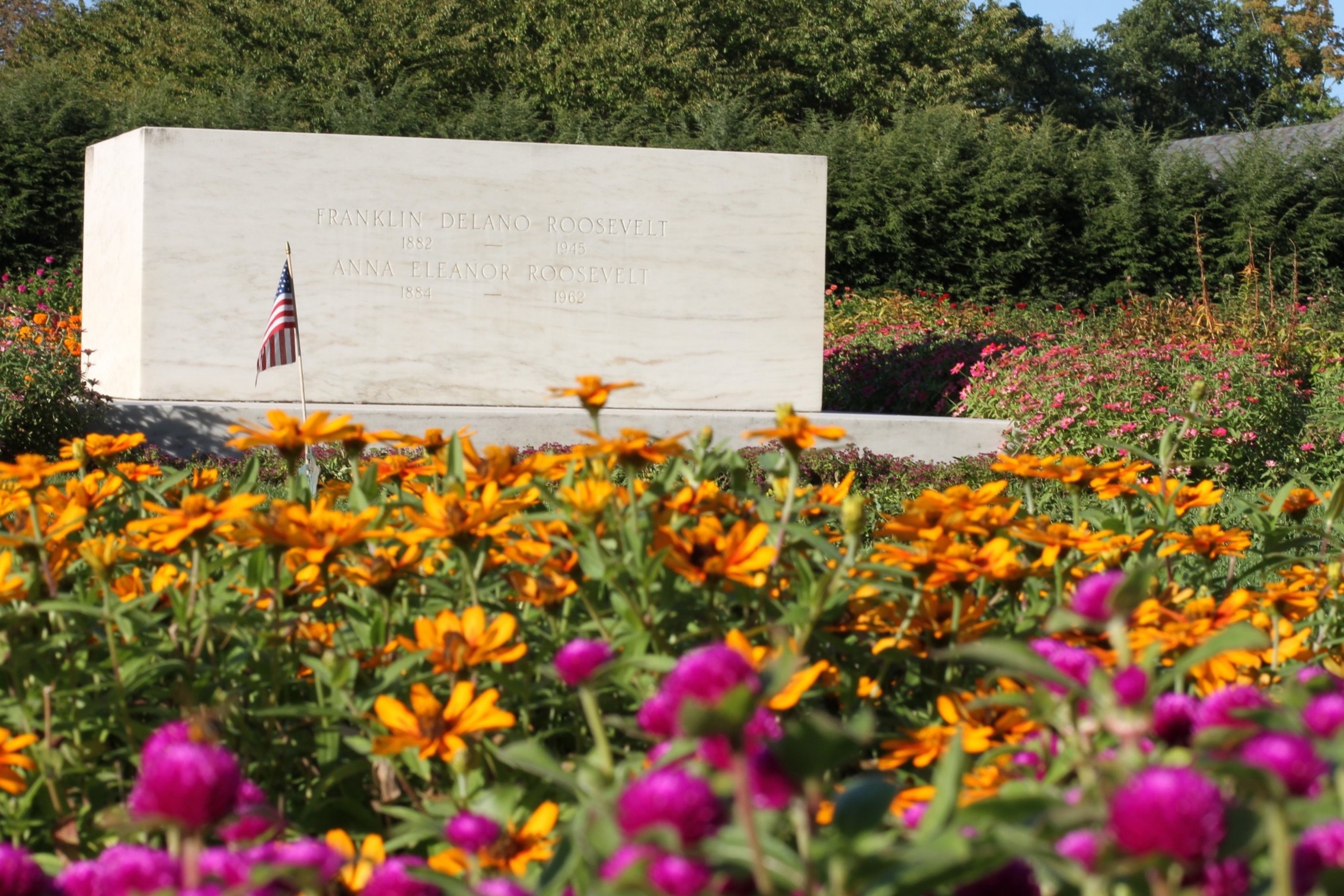 Gravesite of Franklin and Eleanor.