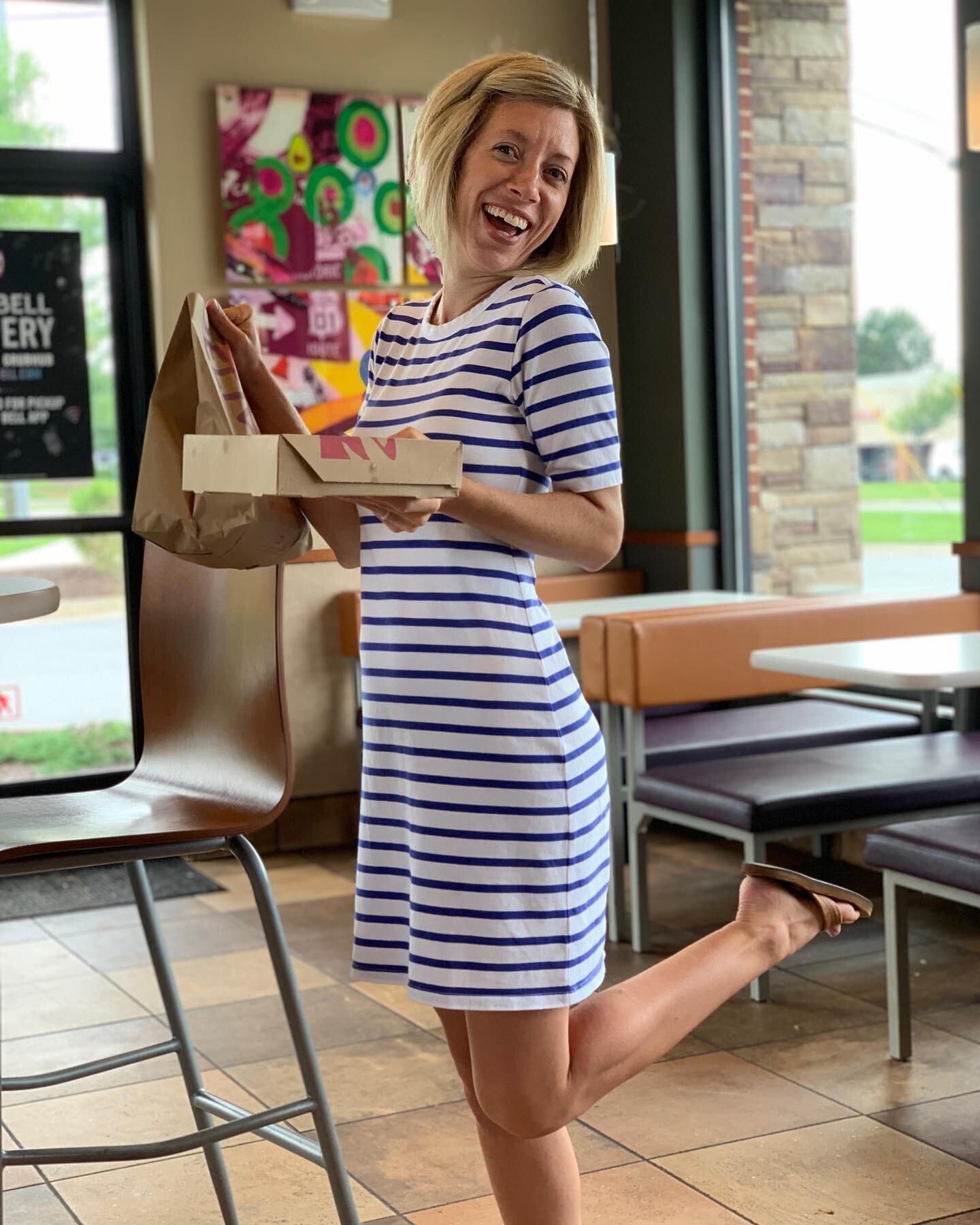 We celebrated our 9 year Anniversary with our annual Taco Bell feast!
__________
I asked my wife if she wanted to get divorced and she said no so looks like we will make it to 10! 🤞
__________
Looked at some wedding photos (3rd photo), my wife looks