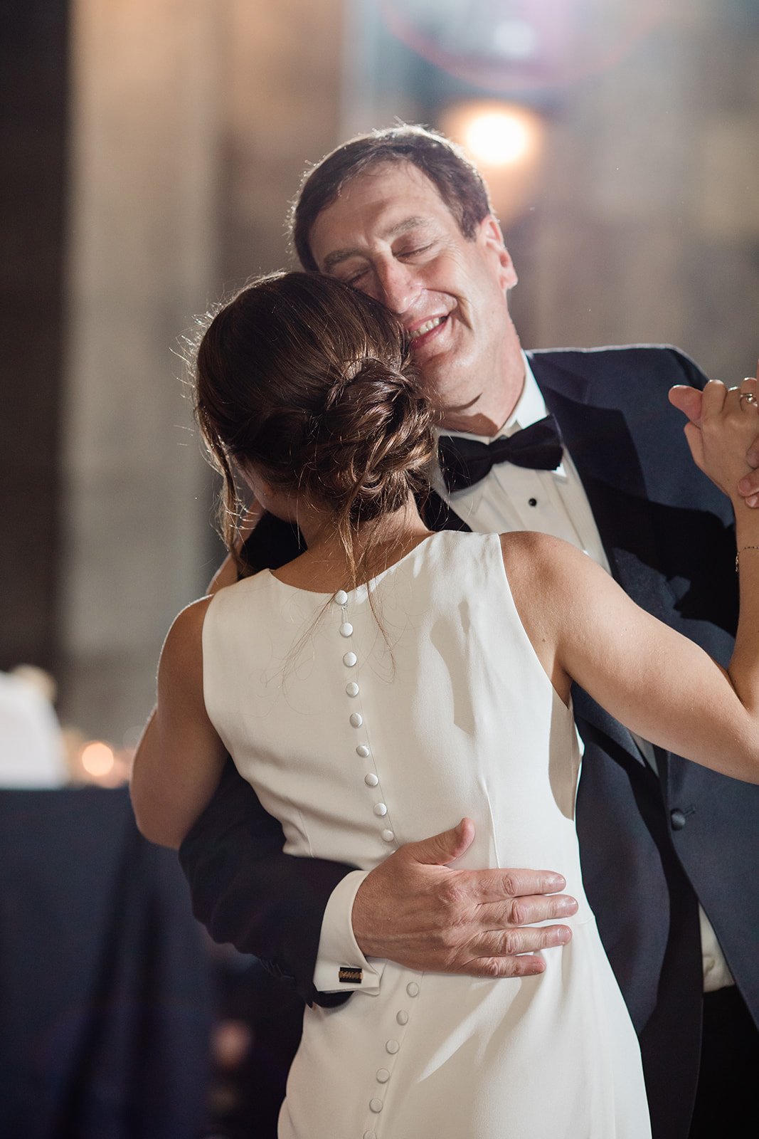 Bride and her father dancing