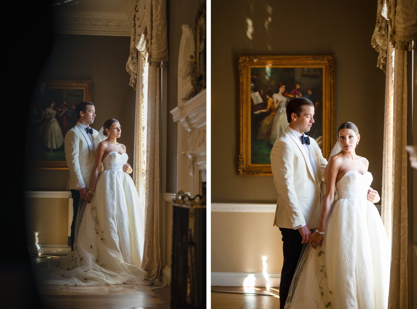 Bridal portraits at Chelsea Mansion