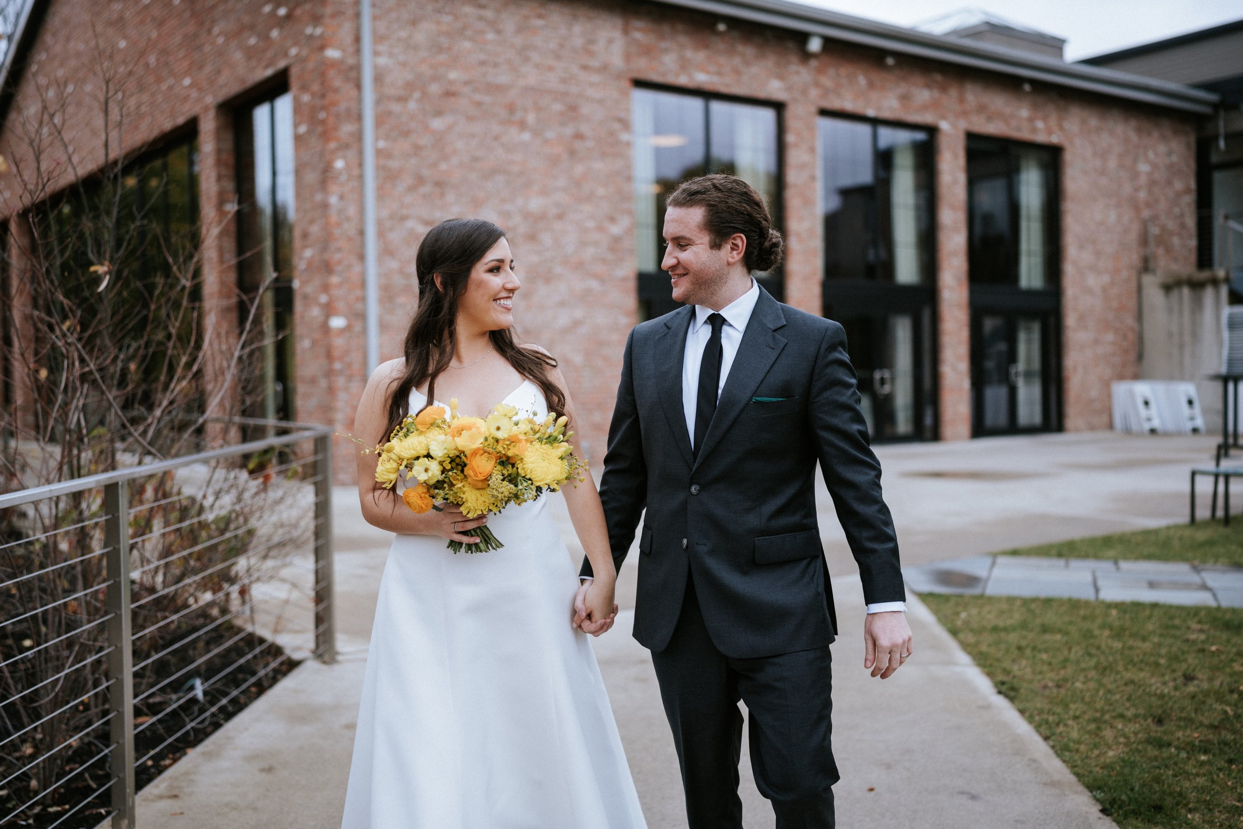 Bride and groom portraits for a wedding in the Hudson Valley