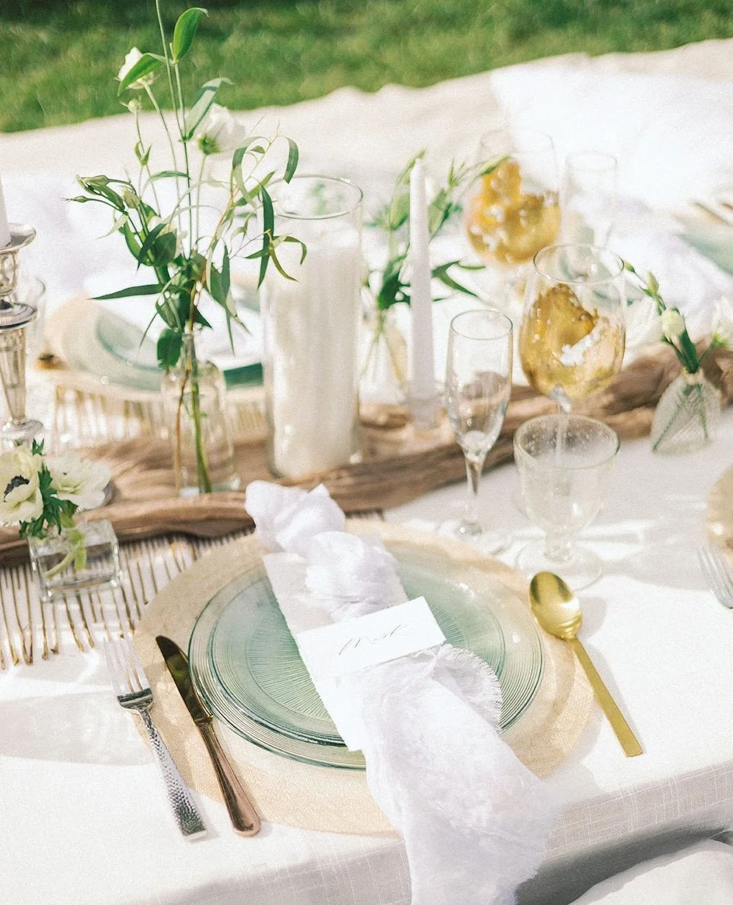 Tablescapes aren't just a pretty backdrop to dine under during your reception. They're the centerpiece for laughter and connection with the people that matter most. 
And our greatest joy as wedding planners is to bring that space to life. We'll ha