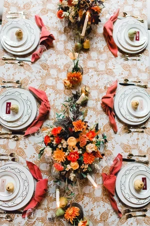  pears instead of pumpkins fall wedding palettes 